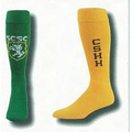 Custom Soccer Tube Sock w/ Knit in Design (5-9 Small)